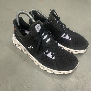 ON CLOUDSWIFT 2 BLACK RUNNING SHOES WOMEN'S SIZE 8‎ SNEAKERS BLACK